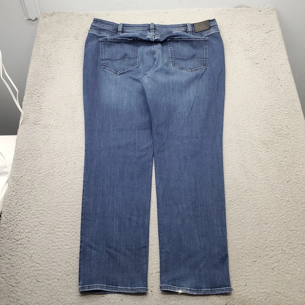 34 Heritage Jeans Men 46/32 Blue Stretch Faded Americana Straight Leg Streetwear
